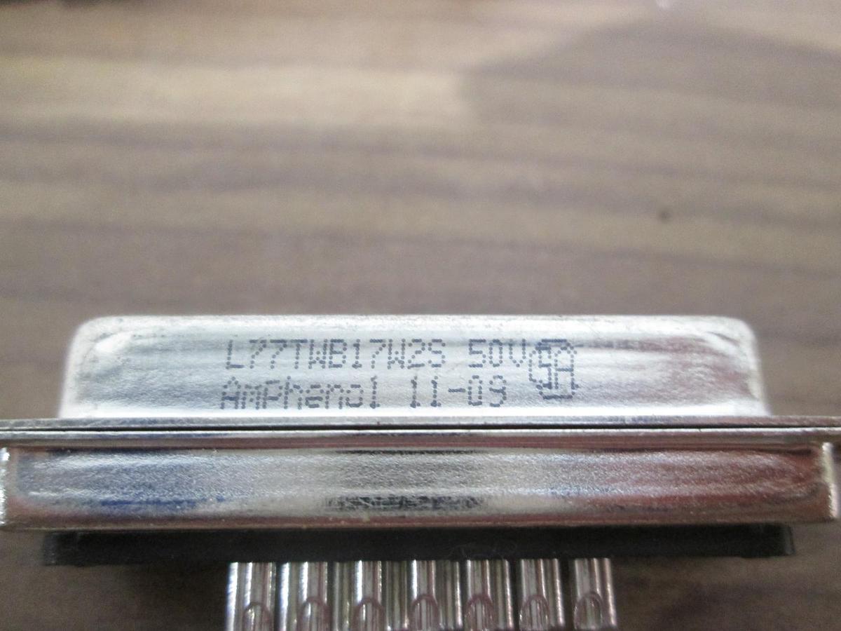 Used Amphenol, L77TWB17W2S, 15 Pin D-Sub Connector, 50V, Used, Lot of 13