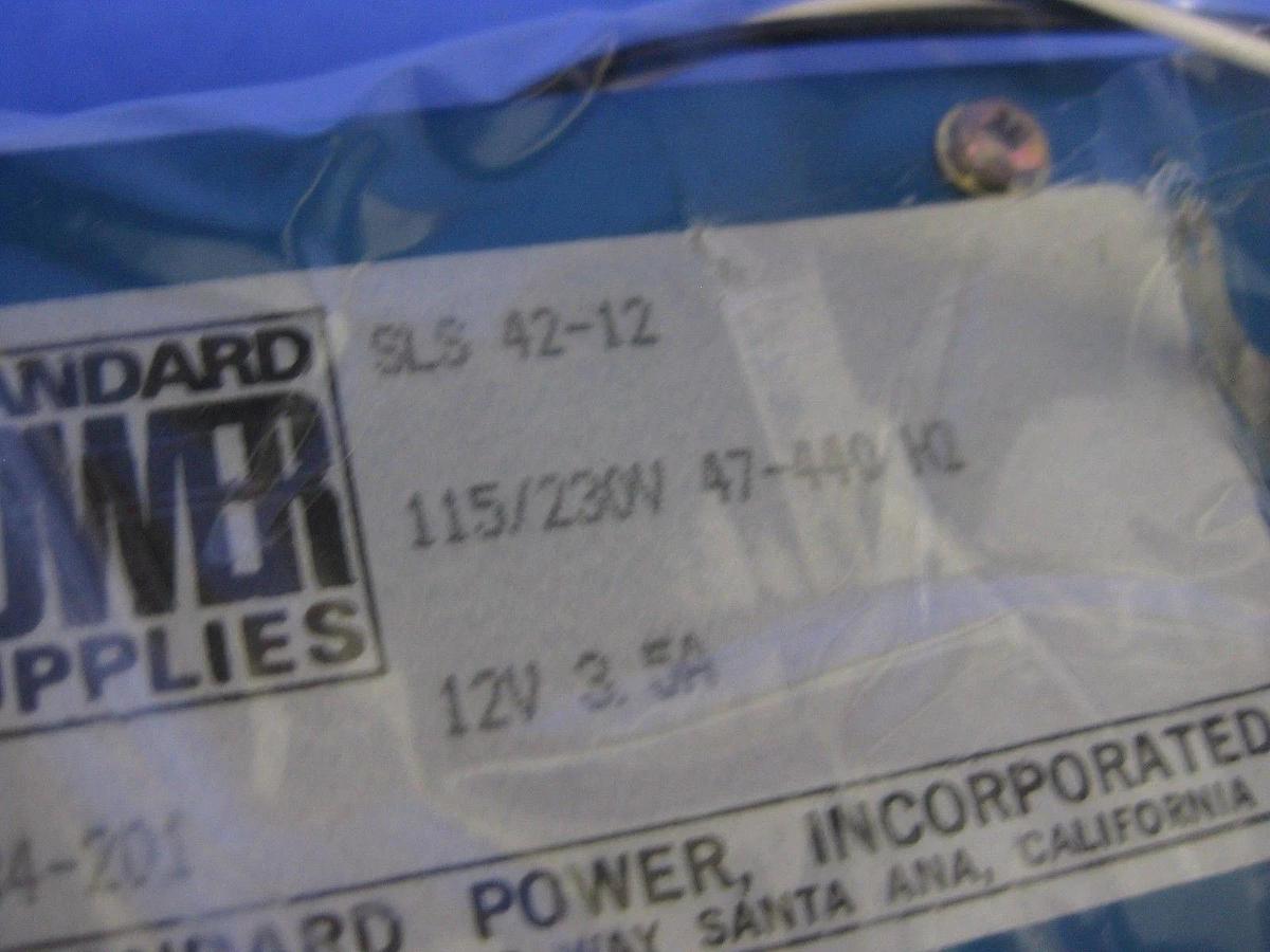 Used STANDARD POWER SLS 42-12 Power Supply 12V 3.5A, Used
