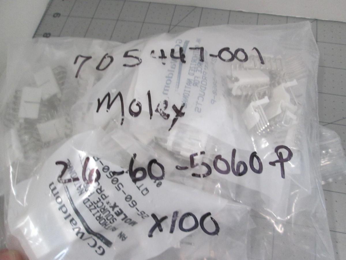 Waldom, 26-60-5060-P, 3 Position Header Connector, New, Lot of 100