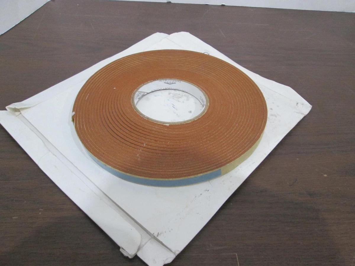 Saint Gobain, 1/2 x 3/32 x 10 Yards, 100S Strip-N-Stick Gasket Tape, New
