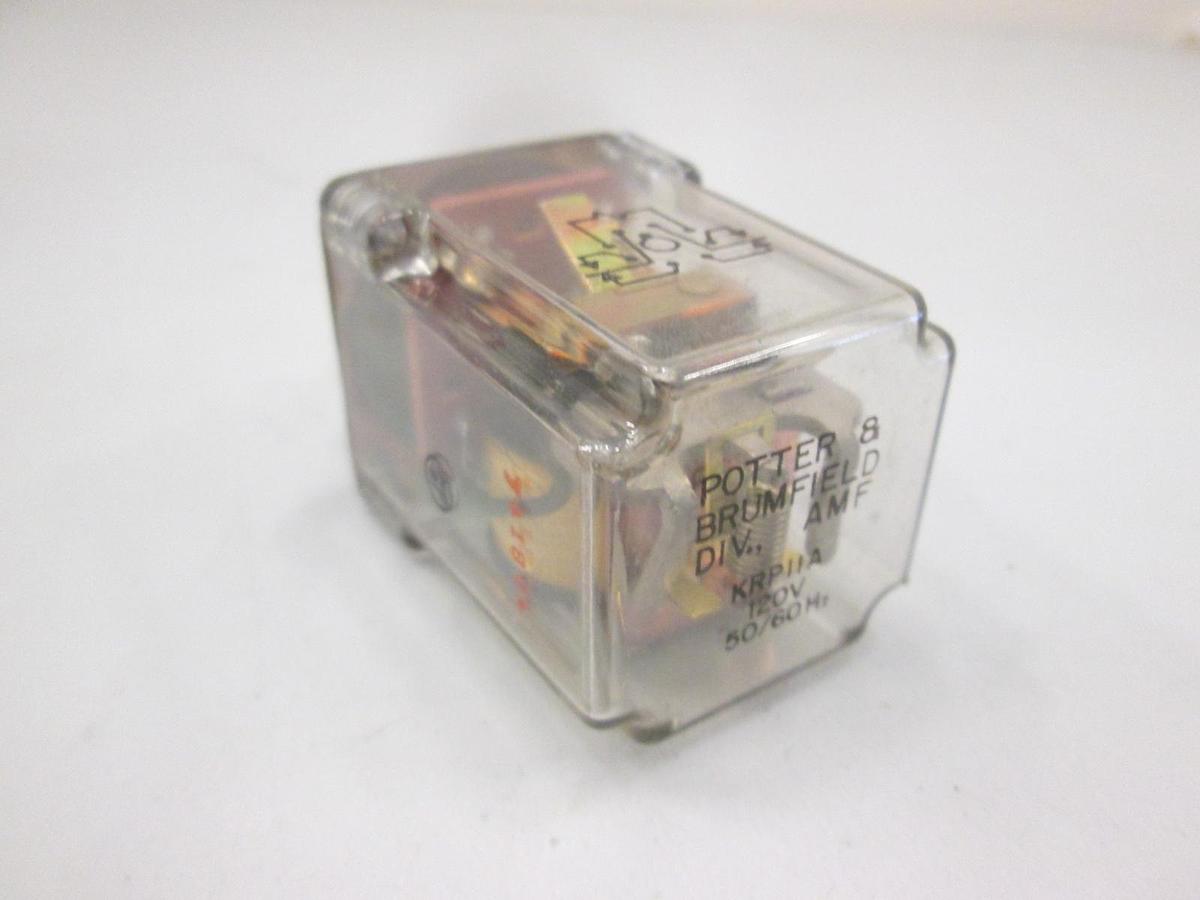 Used Potter & Brumfield, KRP11A, 120V Relay, Used