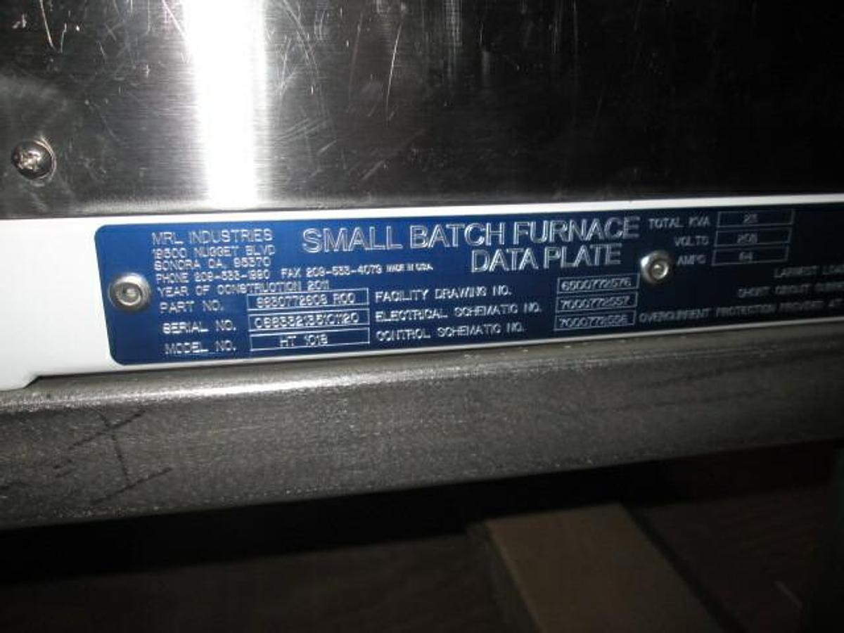 Used Sandvik MRL Anneal furnace, mini batch, MRL control system and loader