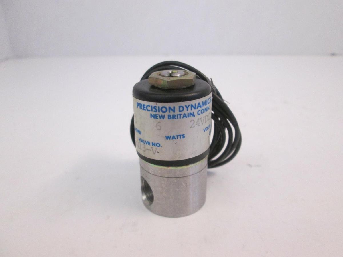 Used Precision Dynamics A3013-V Solenoid 2-Way Valve, 100 MOPD, Used