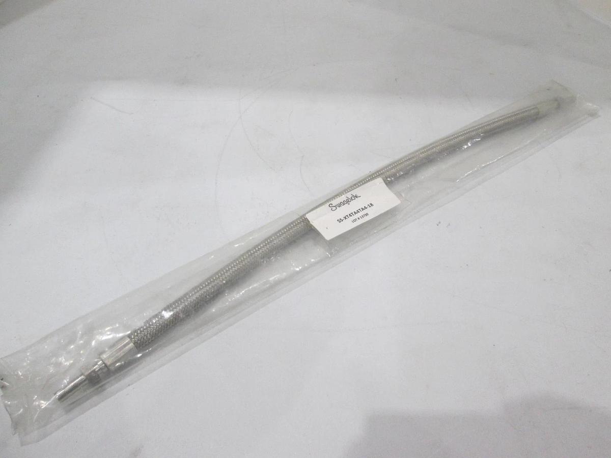 Swagelok, SS-XT4TA4TA4-18, Braided Stainless Steel Hose, New