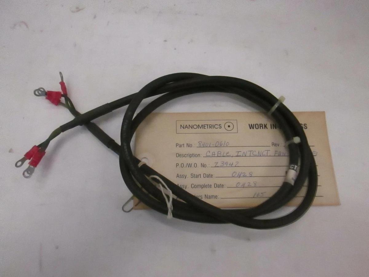 Used Nanometric Cable, interconnect, Fan Retro, 8401-0610, Used