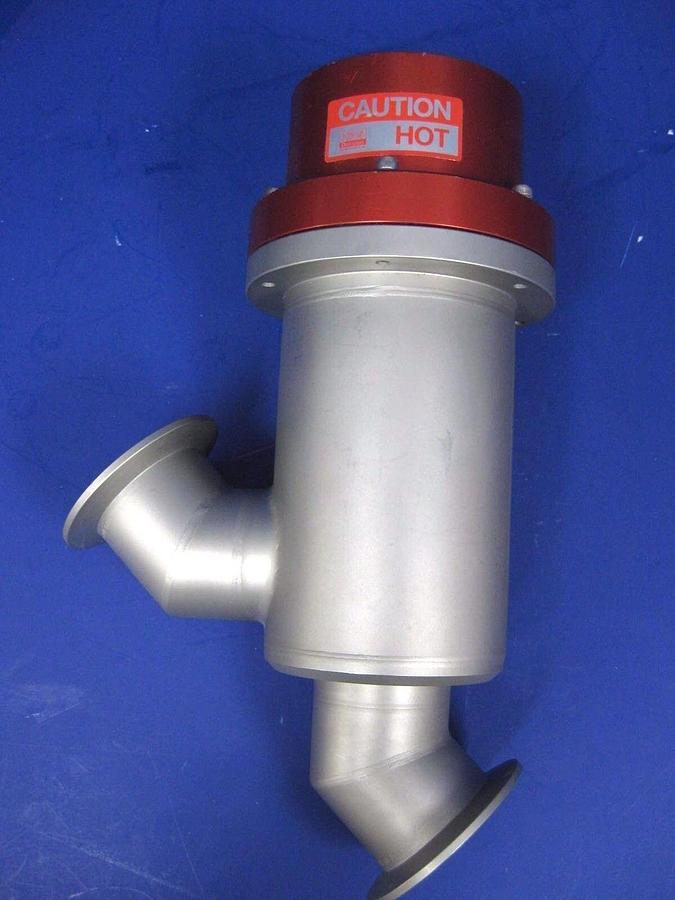 Used MKS HPS Single-Stage Heated Inline Vacuum Valve, NW50, Used