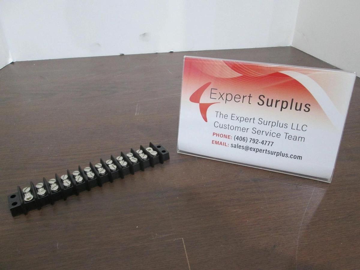 Used Cinch, 12 Position Terminal Block, Used