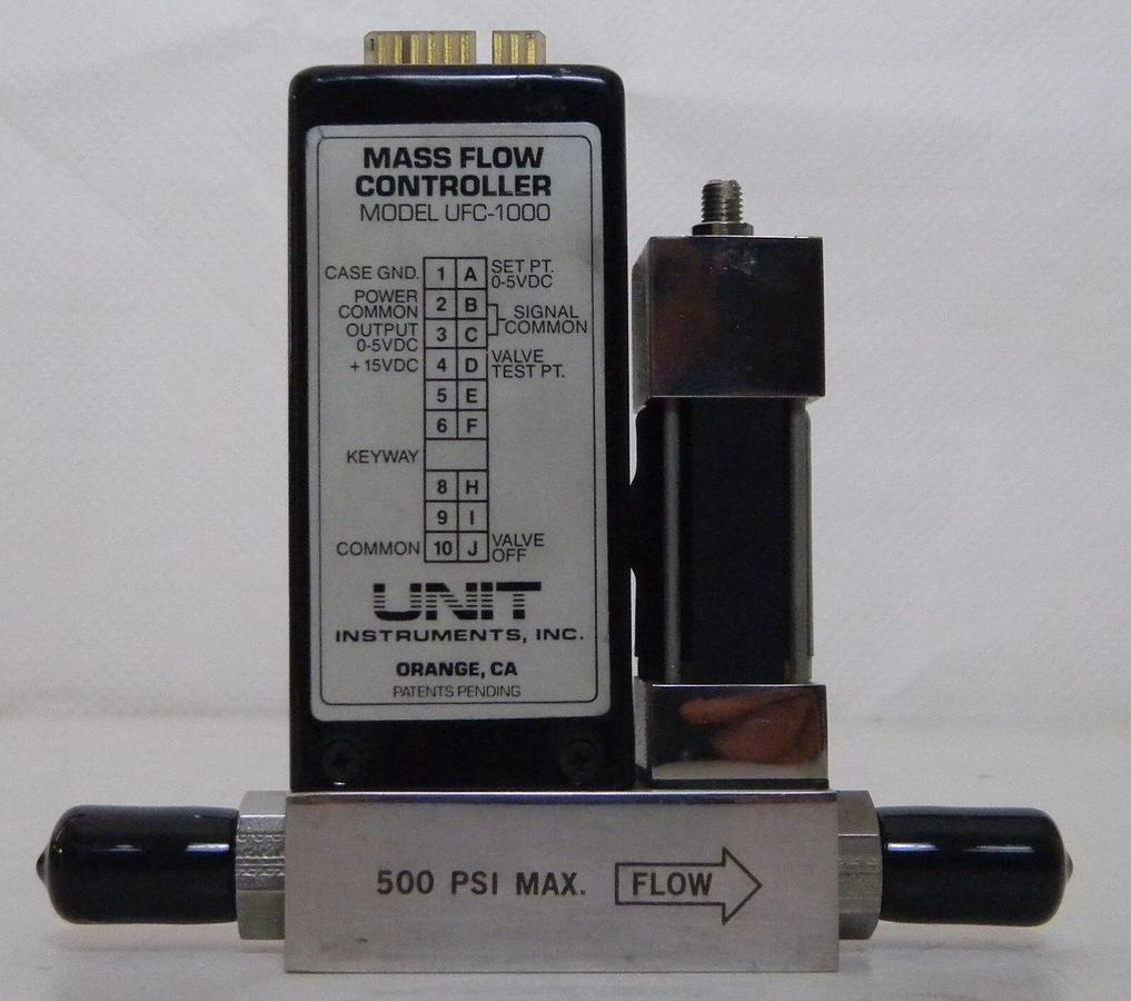 Used Unit UFC-1000 Mass Flow Controller, Gas- SiH4, Range- 500sccm, Used