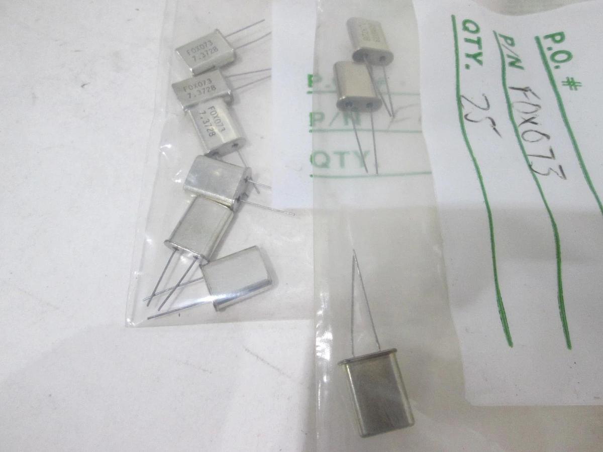 Used FOX073, Resistor, 7.3728, Used, Lot of 9
