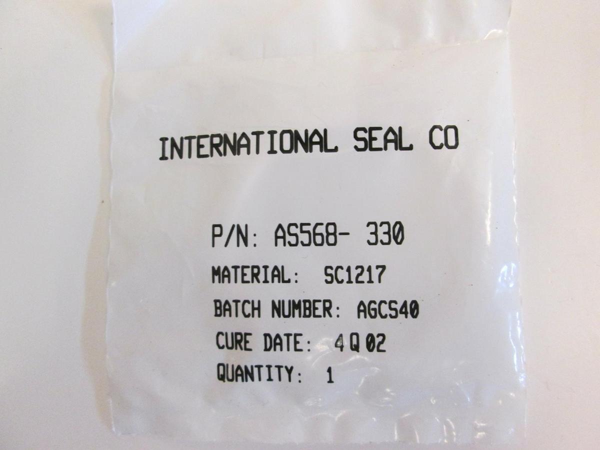 Used International Seal Co, AS568-330, White, SC1217, O-Ring Lot of 39