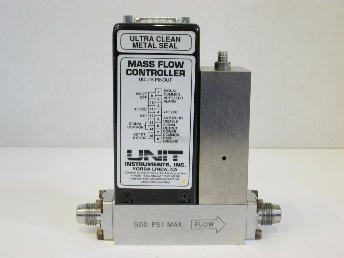 Used Unit UFC-1260A Mass Flow Controller MFC, SIF4, 50 SCCM, 1/4" Male