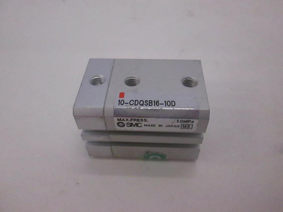 Used SMC, 10-CQSB16-10D, Compact Cylinder, Used