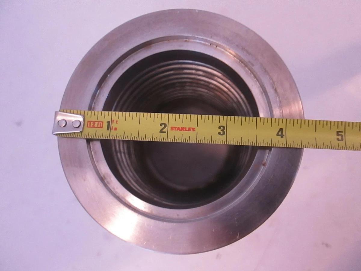 Used Stainless Steel Vacuum Pump Adapter, Used