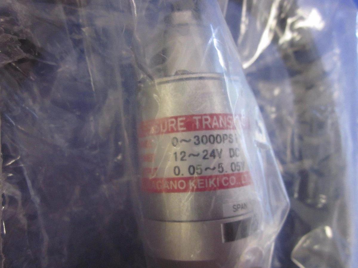 NAGANO KEIKI ZT15 Pressure Transmitter, 0-3000 psi, 12-24VDC - New