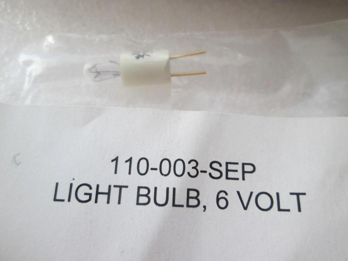 Miniature Light Bulb, 110-003, 6 Volt, New, Lot of 85