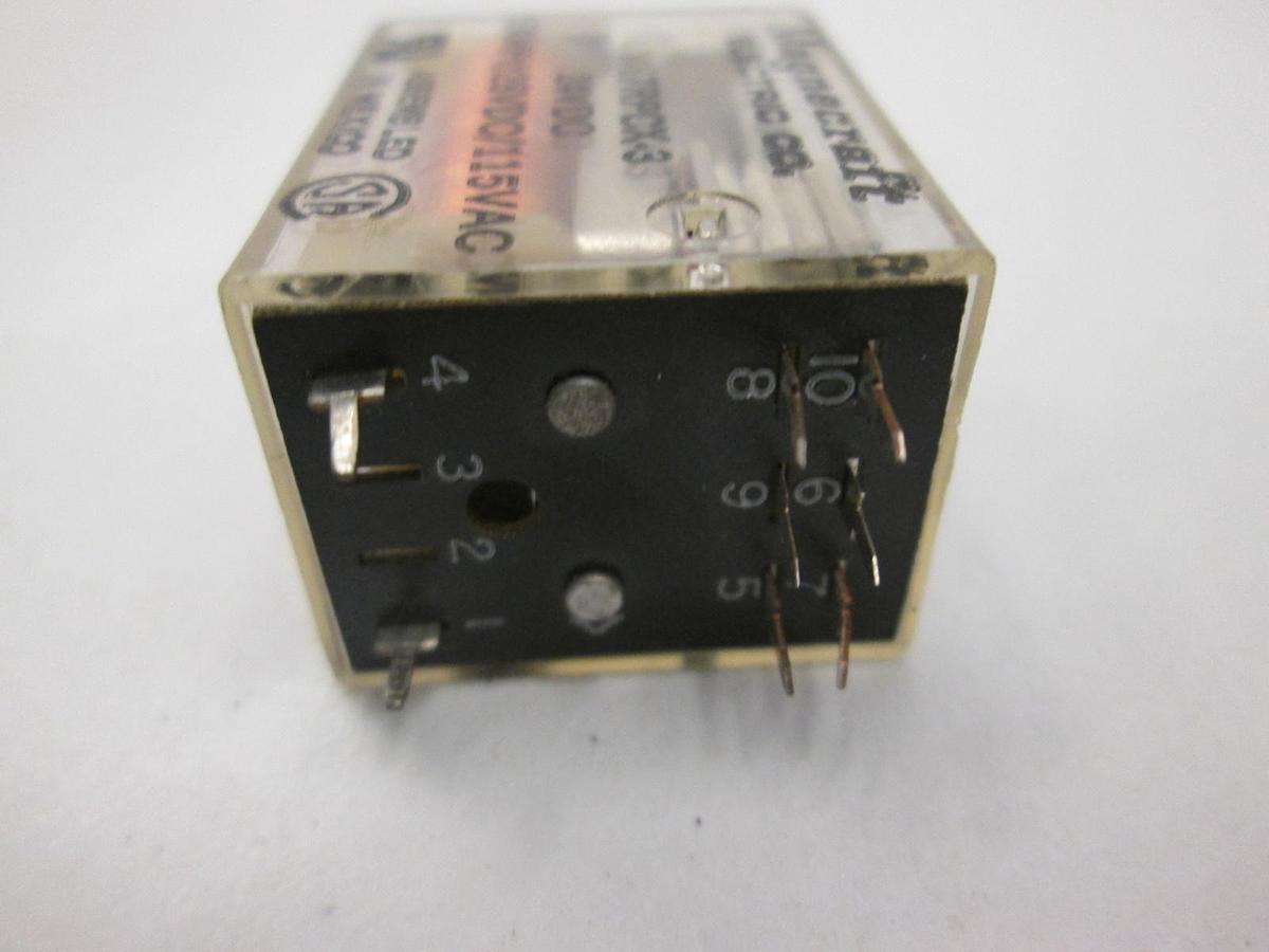 Used Magnecraft, W67RPGX-3, Relay, 24VDC, Used