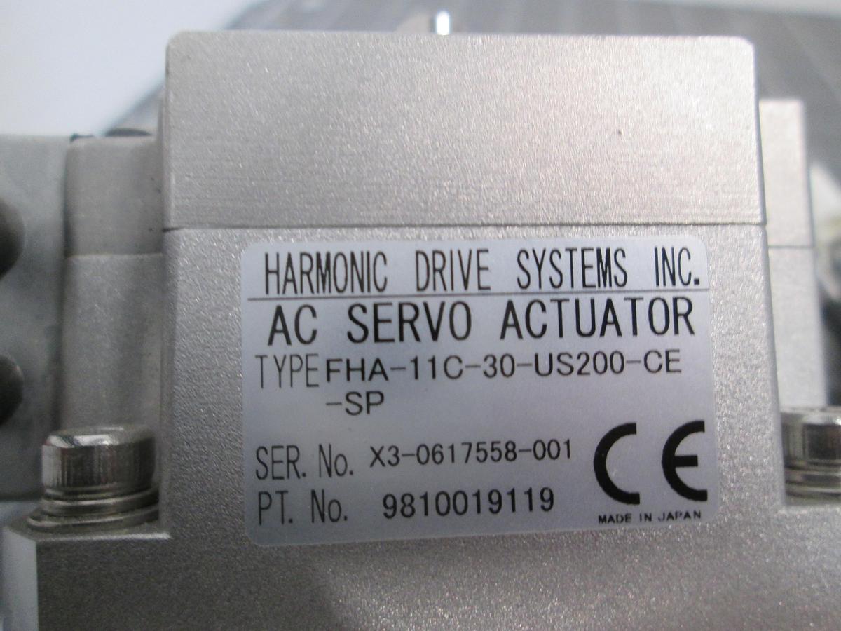 Used Harmonic Drive FHA-11C-30-US200-CE-SP AC Servo Actuator Hollow Shaft Motor