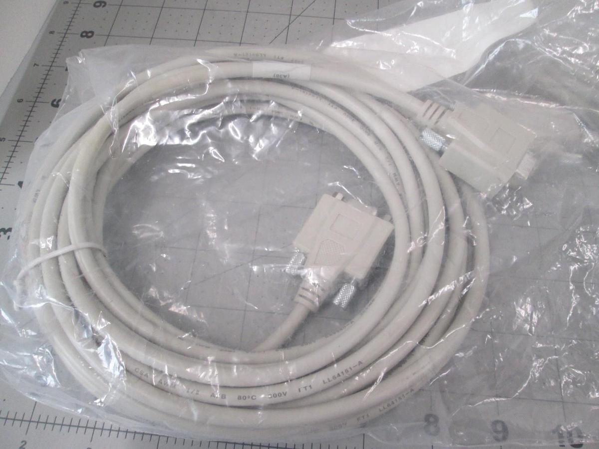 Used MC Electronics, 2013812-001, Cable Extension, 25',D-Sub9, M-F, New, Lot of 2