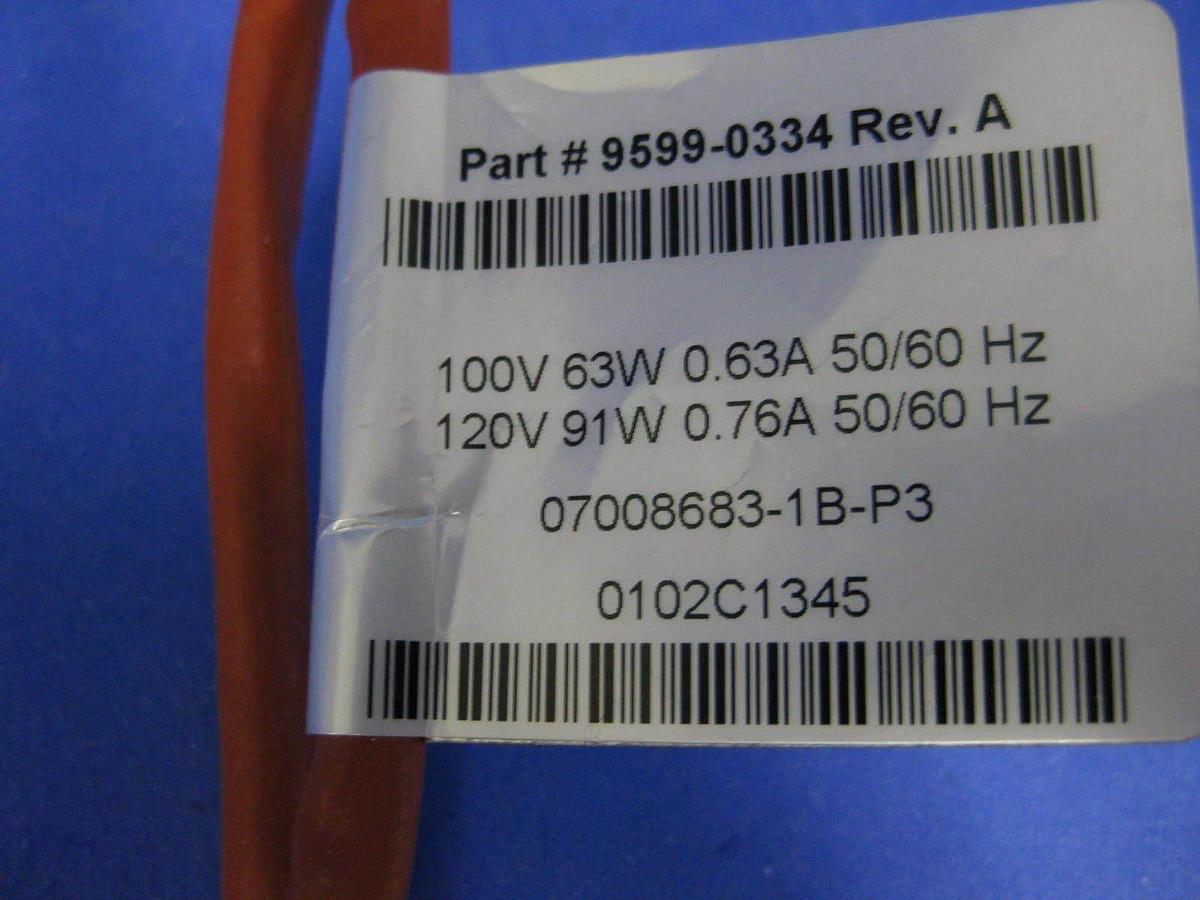 MKS HPS 9599-0334 Straight 7" Heater Jacket for 3” Vacuum Pipe, No Connectors