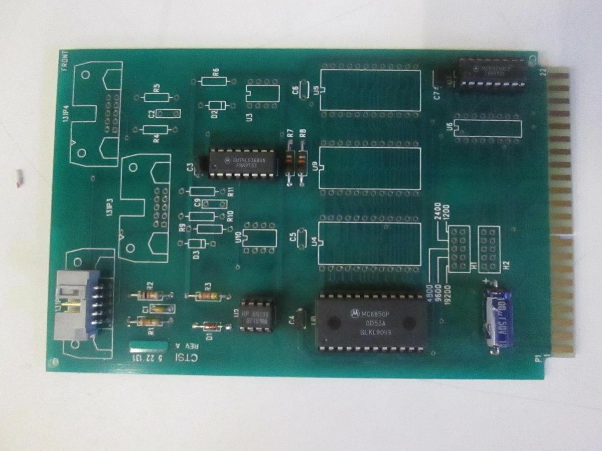 Used Tempress 5 22 131, Communication Board DTC, PCB Assy, Used
