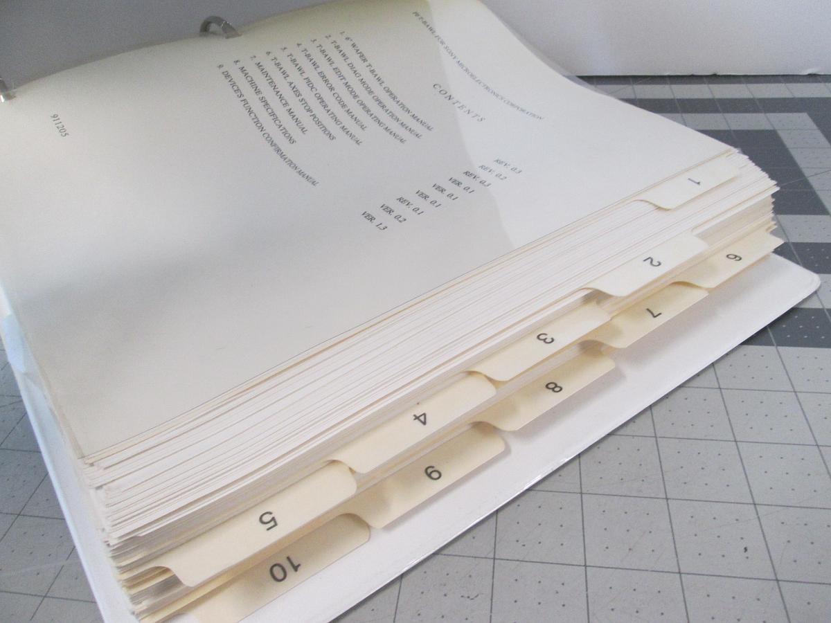 Used Hitachi, 911205, F6 T-Bawl Operation Manual, Used