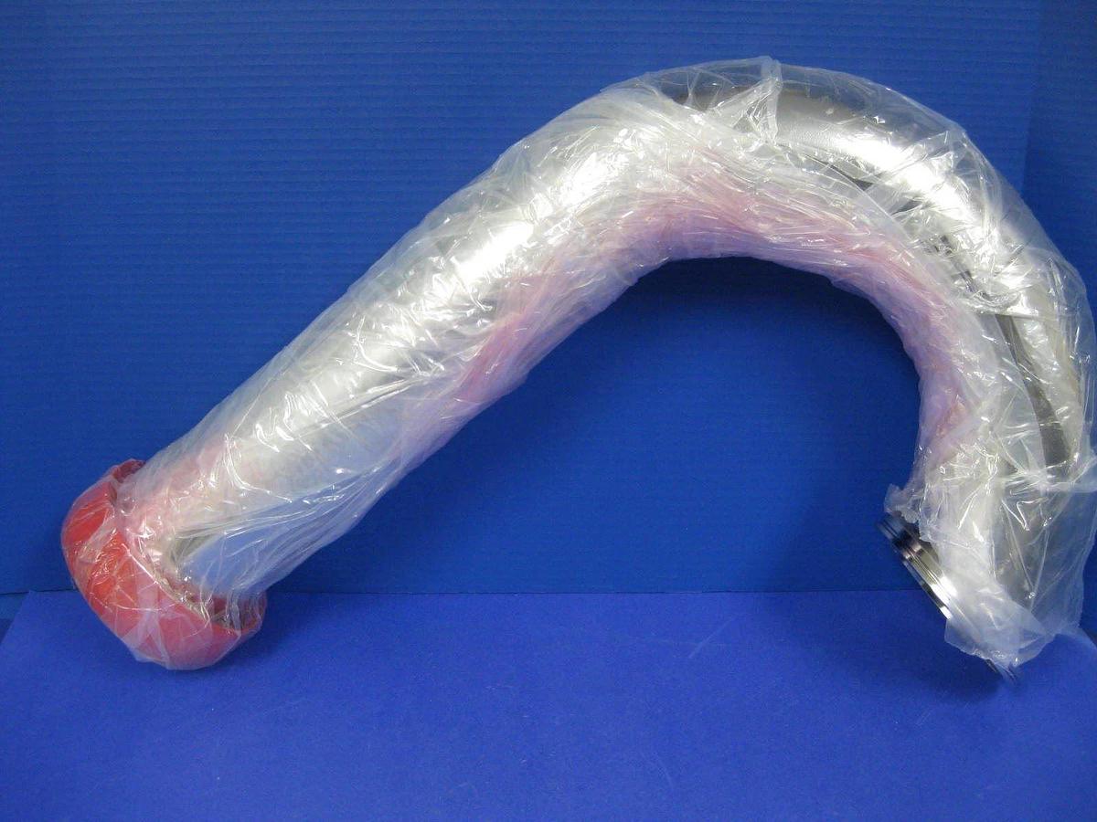 Stainless Steel Vacuum Pipe 180° Elbow "J" Shape, ISO-100 , 22"L, New