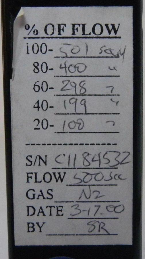 Used Unit UFC-1100A Mass Flow Controller, Gas- N2,Range- 500sccm, Used