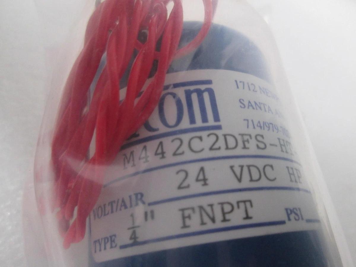 Teqcom, Solenoid Valve, TEF, 2 Way, NC24VD HP, New