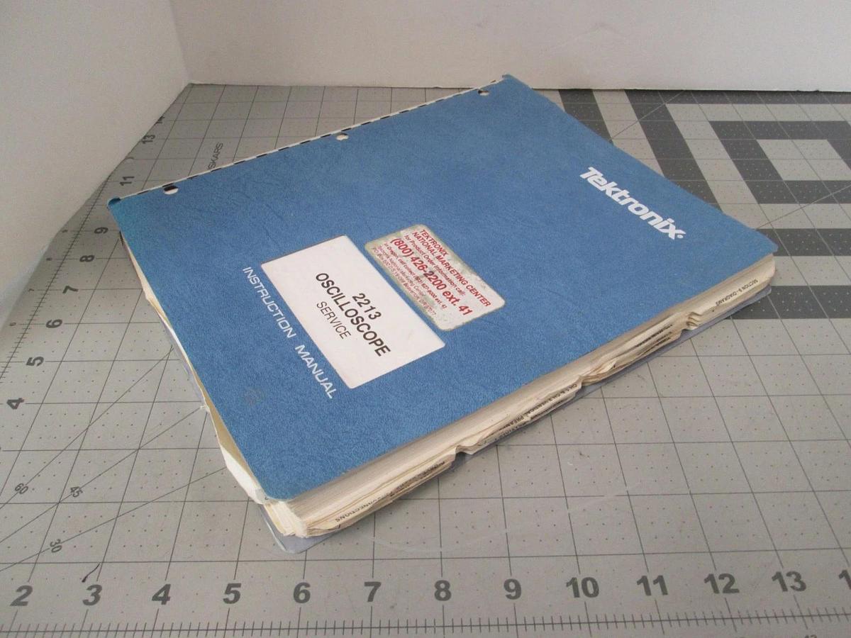 Used Tektronix, 2213, Oscilloscope Service, Instruction Manual, Used