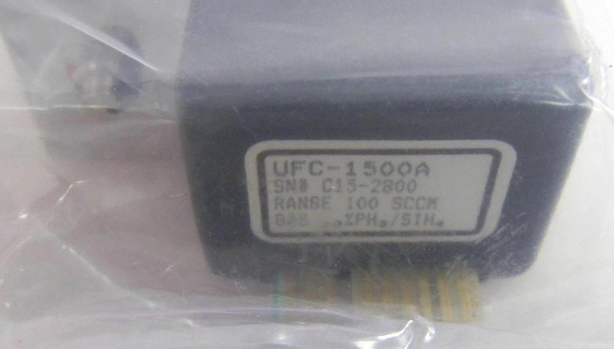 Used Unit UFC-1500A Mass Flow Controller,Gas- 20%PH3/SIH4,Range- 100 SCCM, 1/4" M I/O