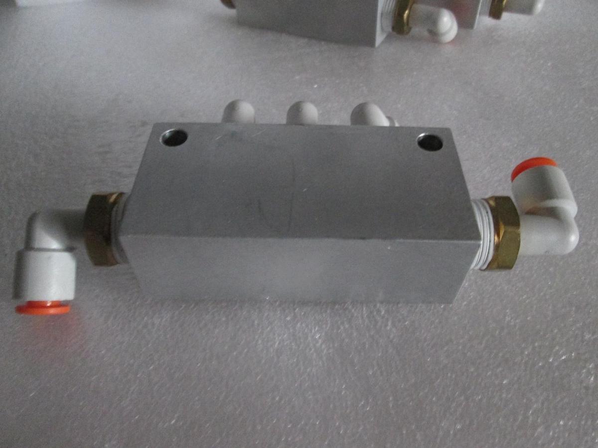 Used SMC, 5 Valve Assy Block Assy, Used, Lot of 3