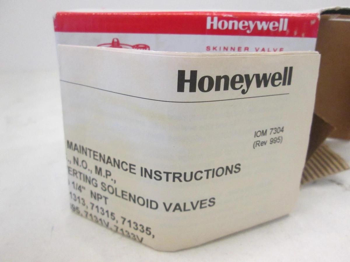 Honeywell, 71335SN2GNJ1, Solenoid Valve, 10W, 120/60Hz, 0-115 PSI, New