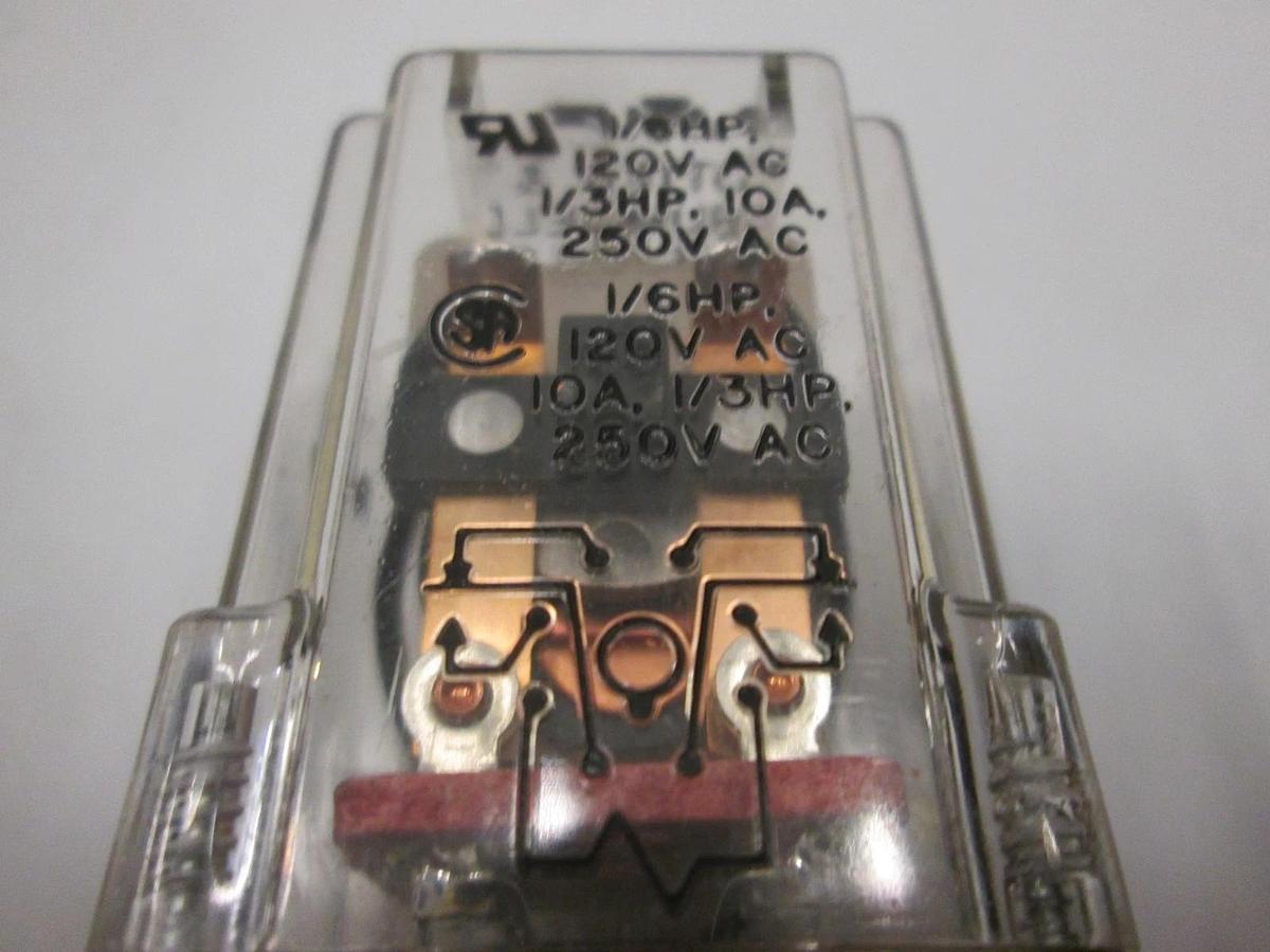 Used Potter & Brumfield, KRP11AG, 120V Relay, Used