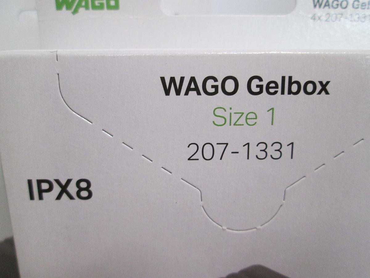 Used WAGO,207-1331, Gelbox Size 1 IPX8 221-2273 Series Lot of 2 Boxes New