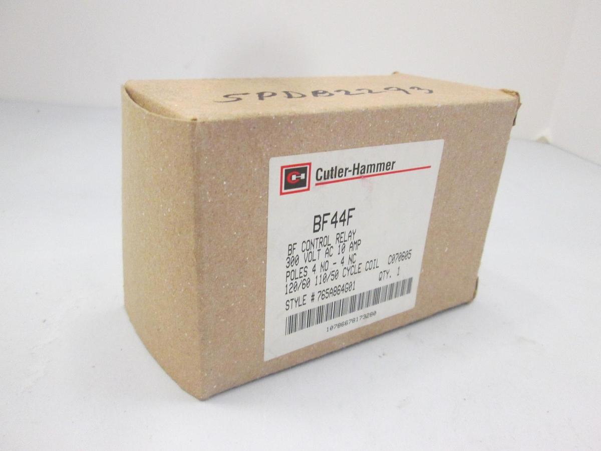 Used Cutler-Hammer, BF44F, Contactor, 4 Pole, 10A, New
