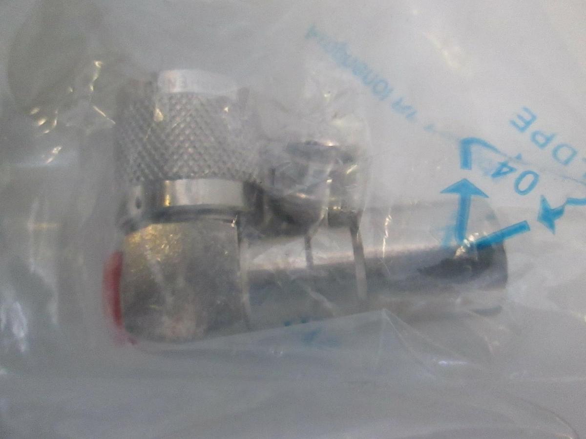 Newark, RF/Coaxial, HN Plug R/A 500 MM Clamp/SLDR, 73K1490, New Lot of 2