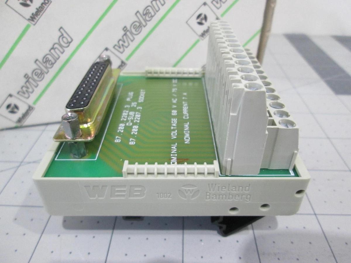 Wieland Bamberg, 87.200.2202.3, D-Sub Conversion Module, New