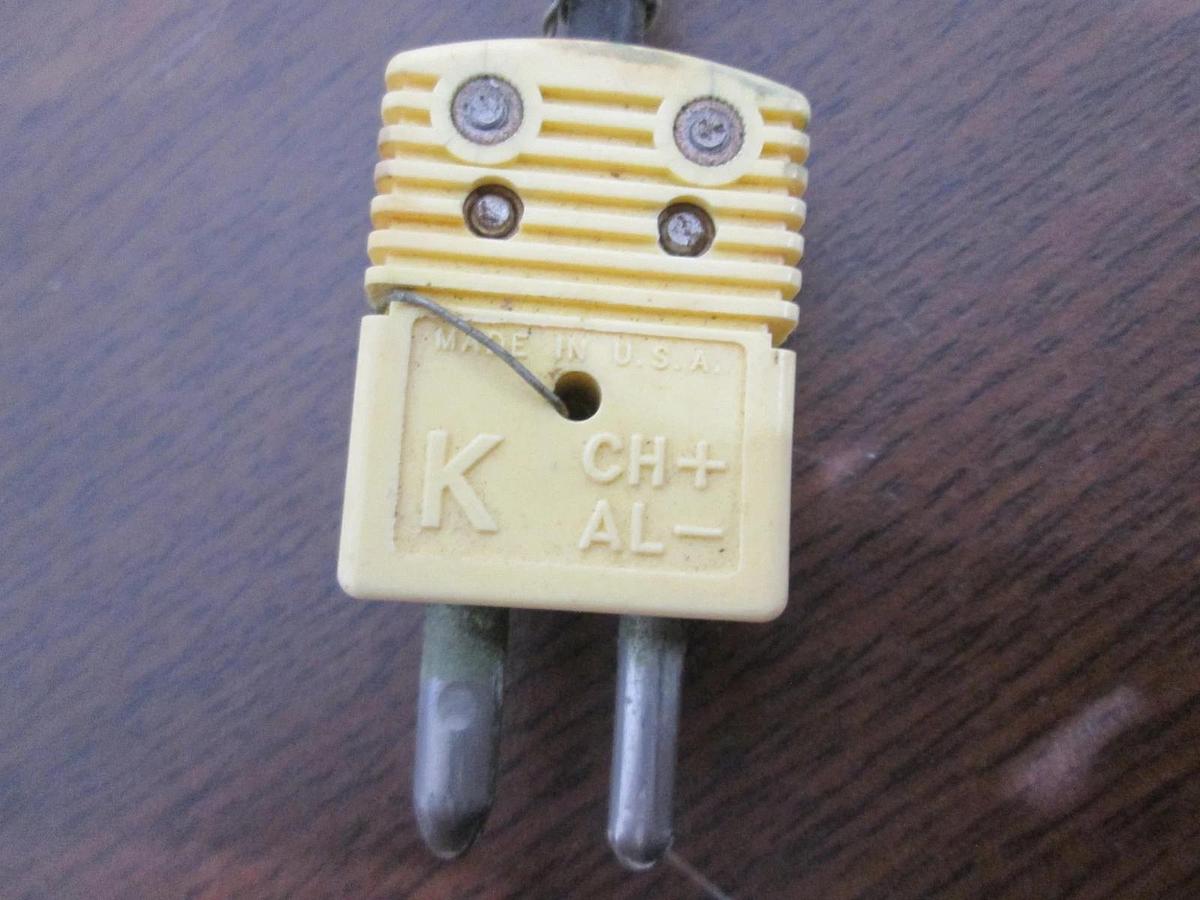 Used Omega, CASS-18G-12-PFA, Quick Disconnect Thermocouple, Type K, Used