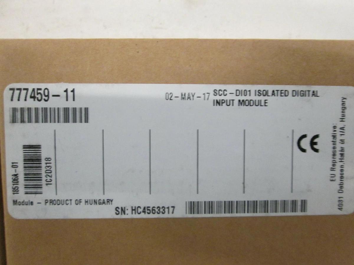 National Instrument, 777459-11, SCC-DI01 Isolated Digital Input Module, New, 2