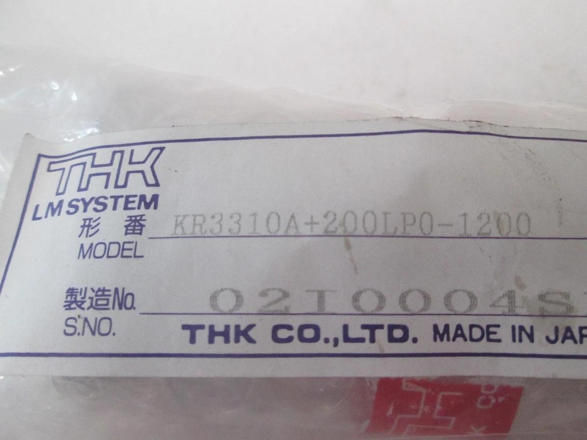 THK, KR3310A+200LPO-1200, Linear Guide Block w/ Slide, New