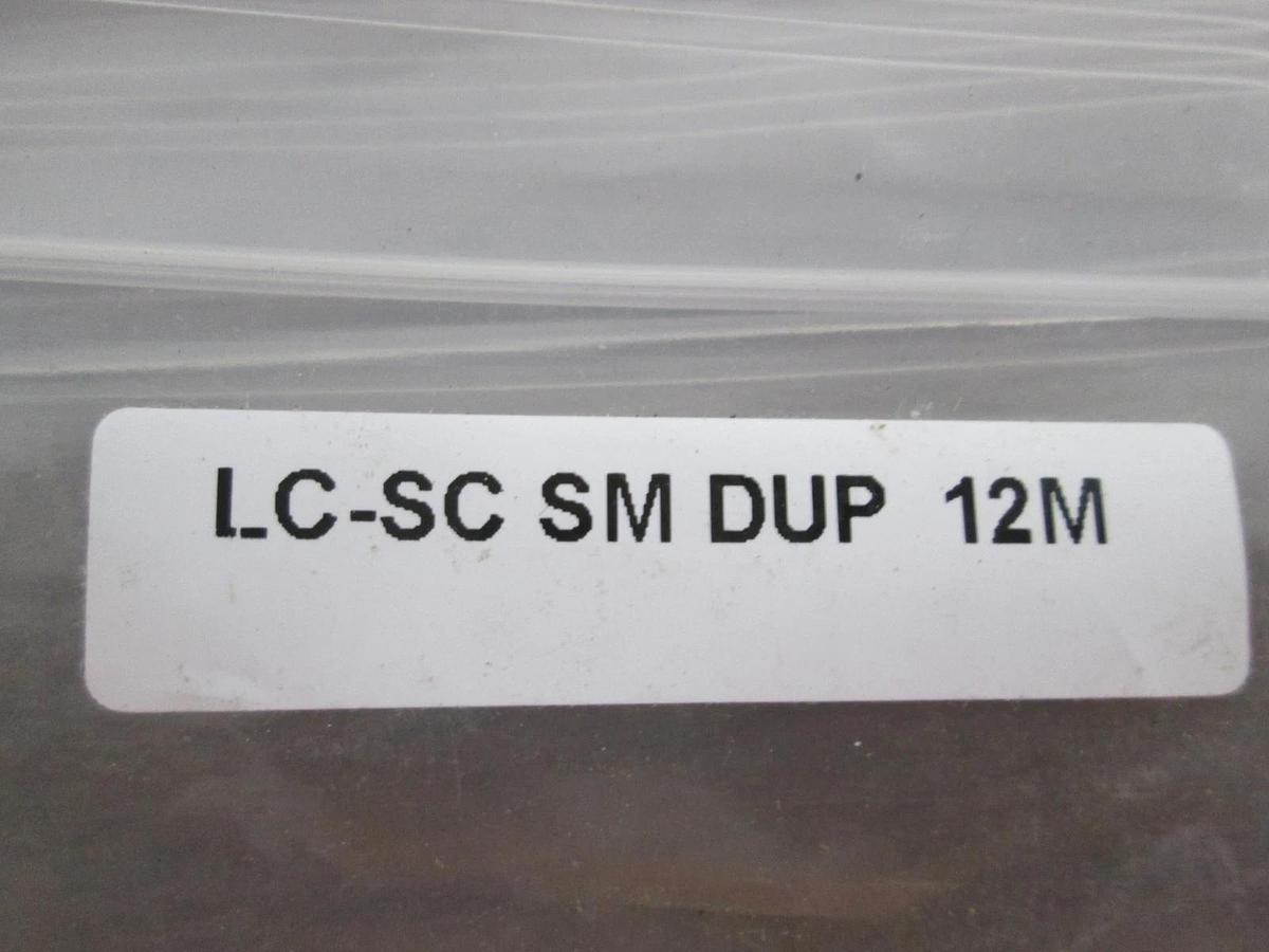 Used FiberWave Corp., LC-SC SM DUP 12 Meter, Fiber Optic Cable, Used