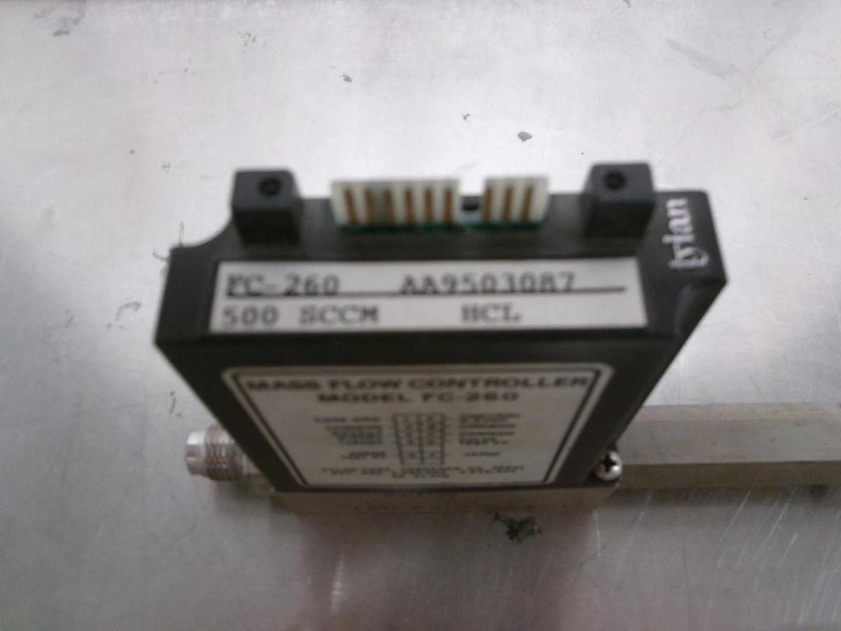 Used Unit, FC-260, Range 500 SCCM, Gas HCL, w/filter Used