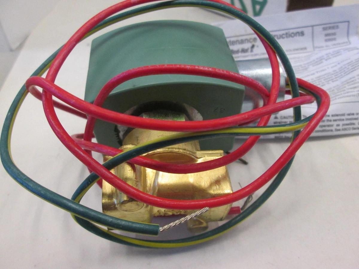 Asco, 8262G212, Solenoid Valve, 17.1 W, 1/4 Pipe, New