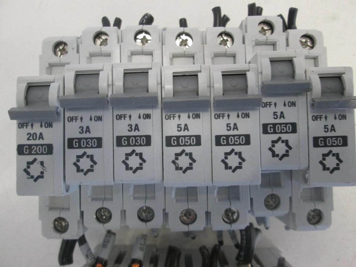 Used Schurter, AS168X-CB2, AS168X-CB1 Circuit Breakers, Used, Mixed Lot of 12