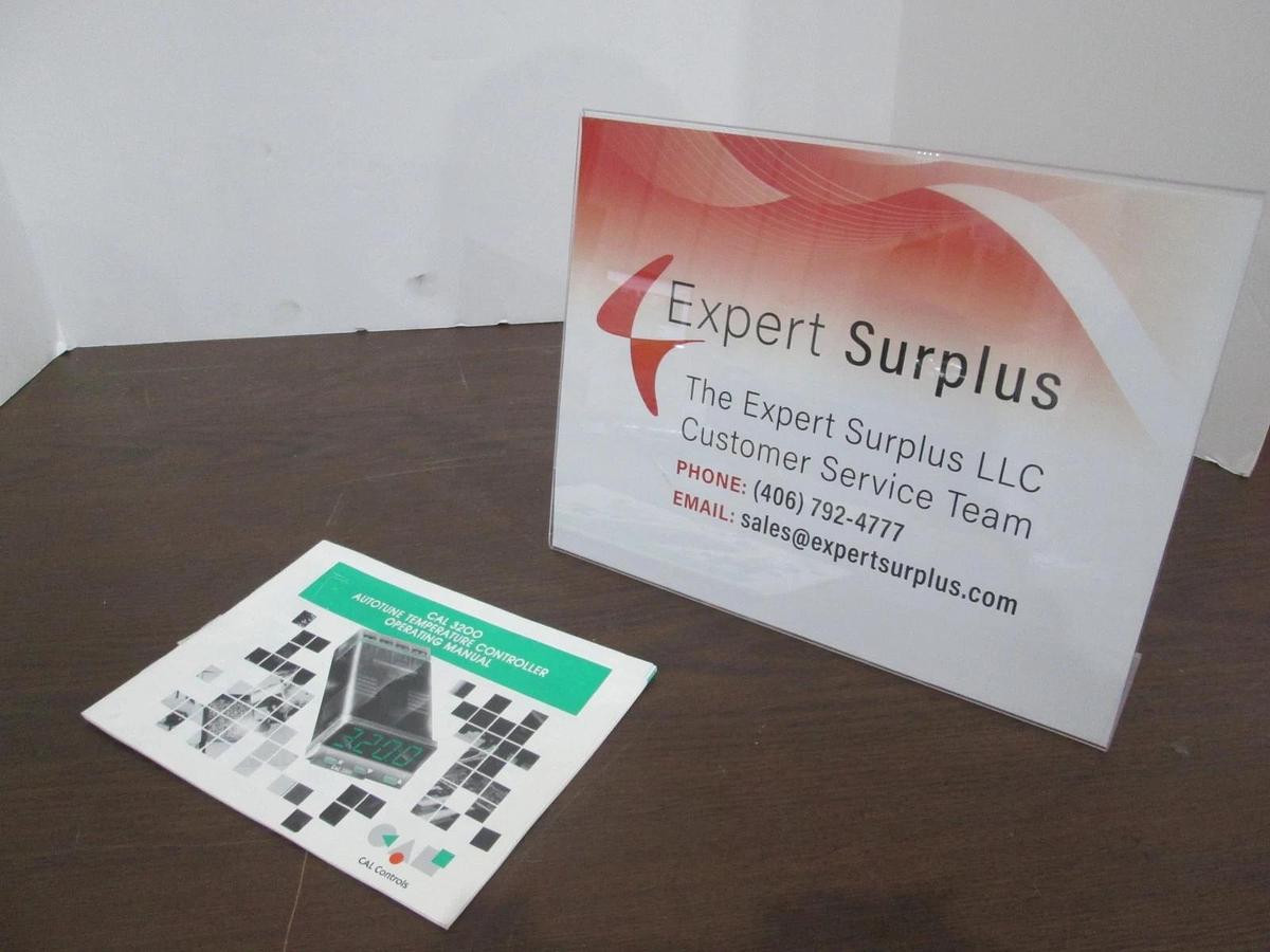 Used CAL Controls, CAL 3200, Autotune Temperature Controller, Operating Manual, Used