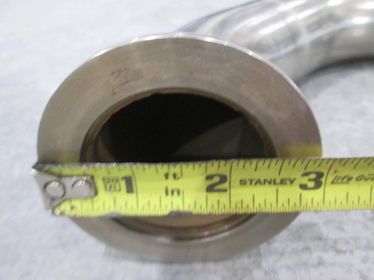 Used AMAT, 21" x 7" Pipe Weldment w/ SS-DLVCR4 Swagelok Valve, Used