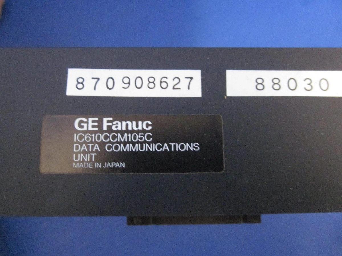 Used GE Fanuc SeriesOne Programmable Controller IC610CCM105 Rev C or D, New in Box