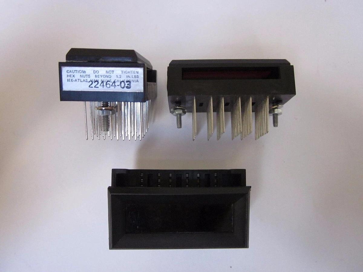 IEE 22464-03 DISPLAY - Case and Socket only - No Circuitry - Lot of 3