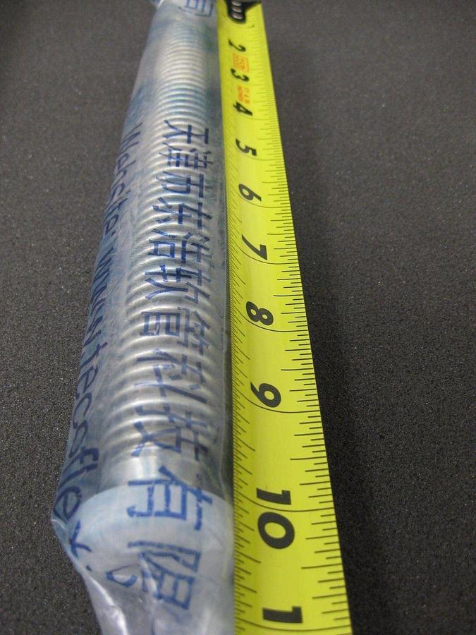 Used SS Vacuum Flexible Bellows Hose w/ NW16 Flanges, 10.5" L, Lot of 2 New