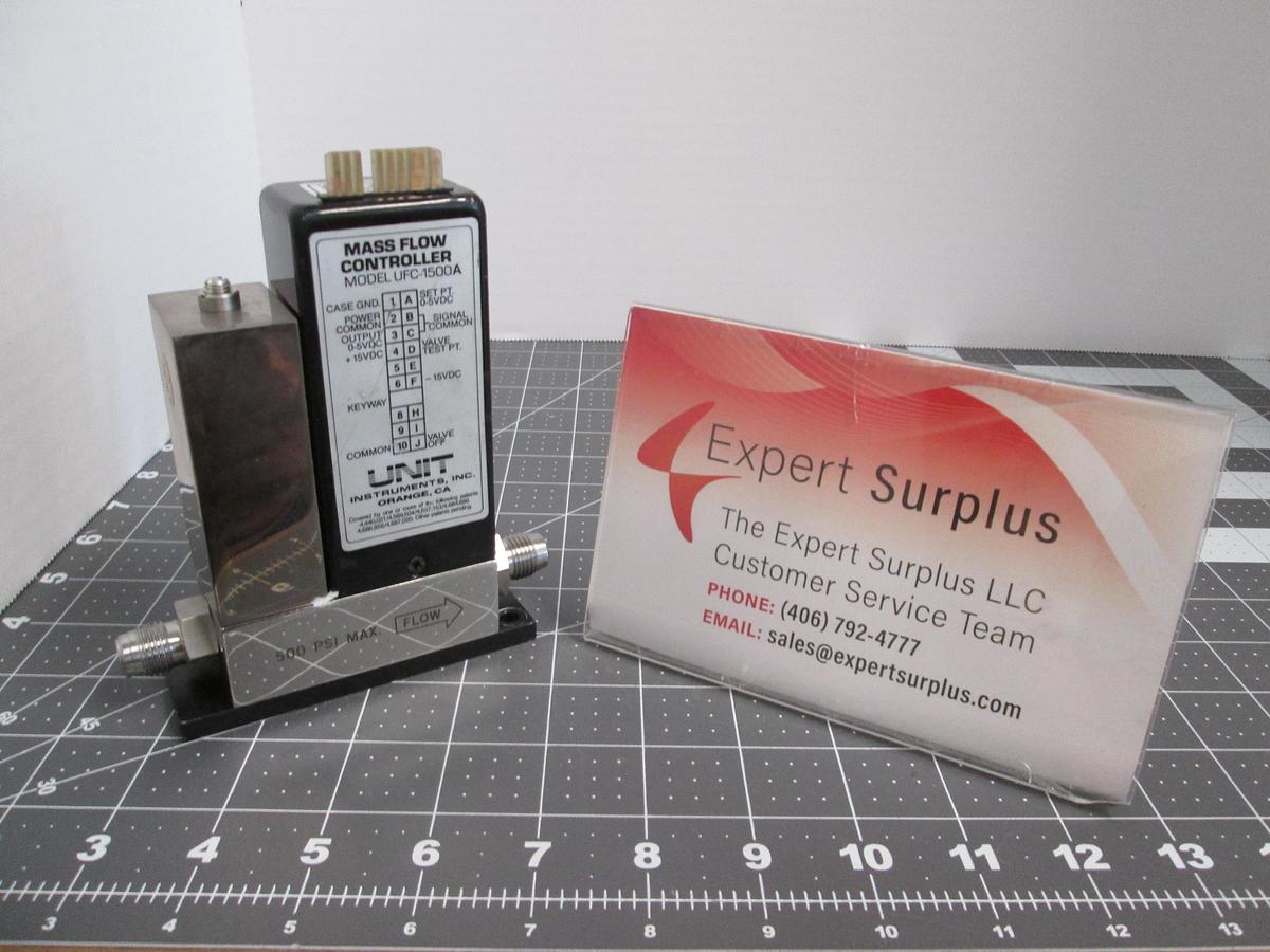 Used UNIT Instruments UFC-1500A Mass Flow Controller MFC SiH4 Silane 10 SCCM